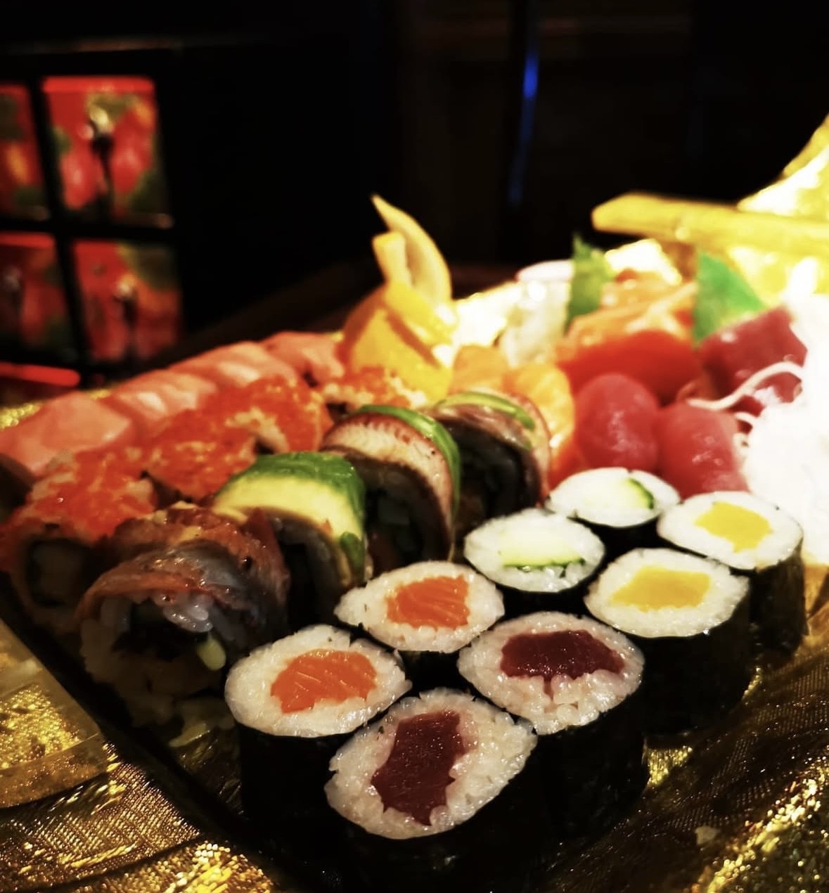 Sushi de cerca